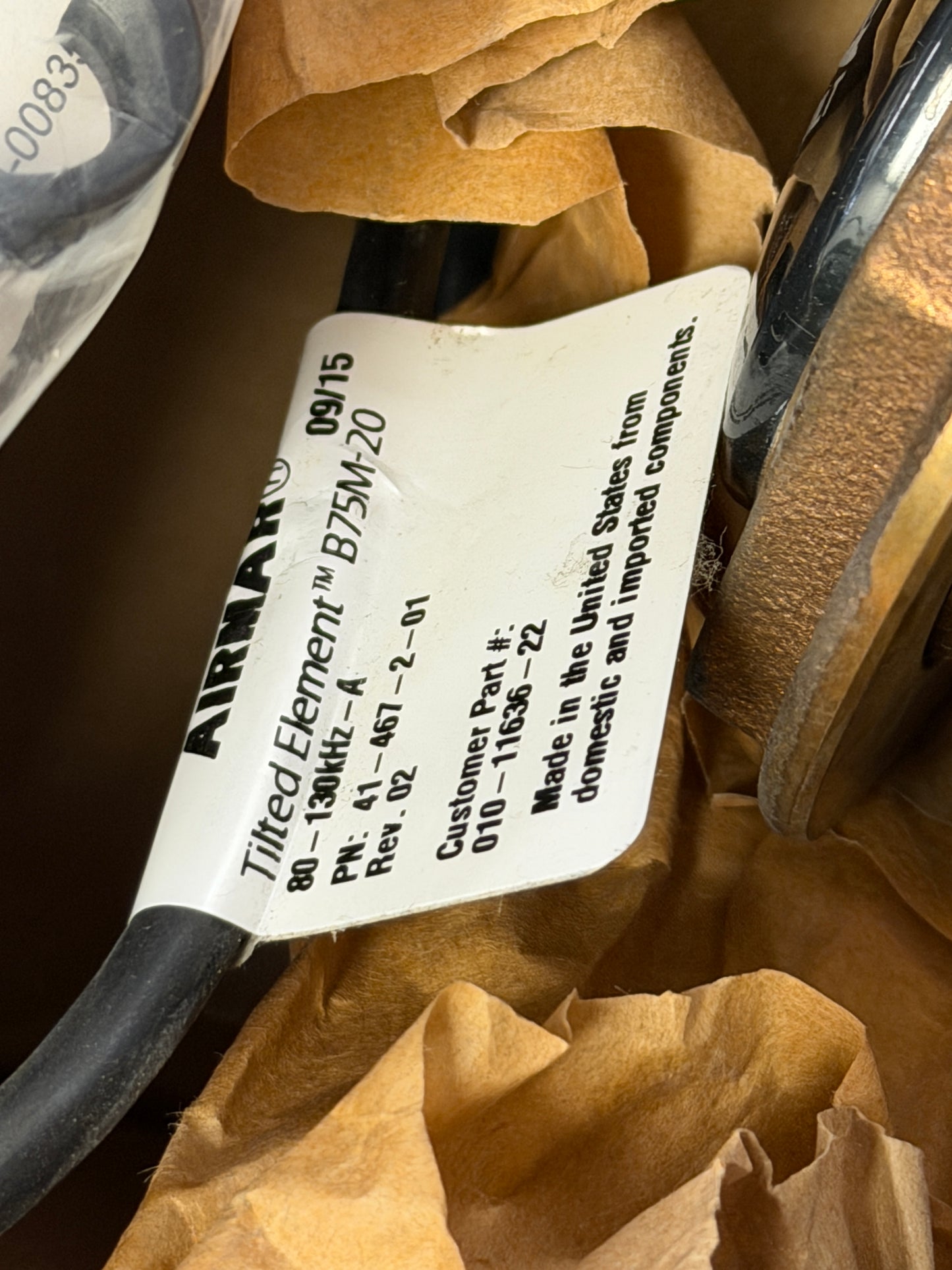 Airmar B75M Bronze 20 Degree Chirp Thru Hul 600W