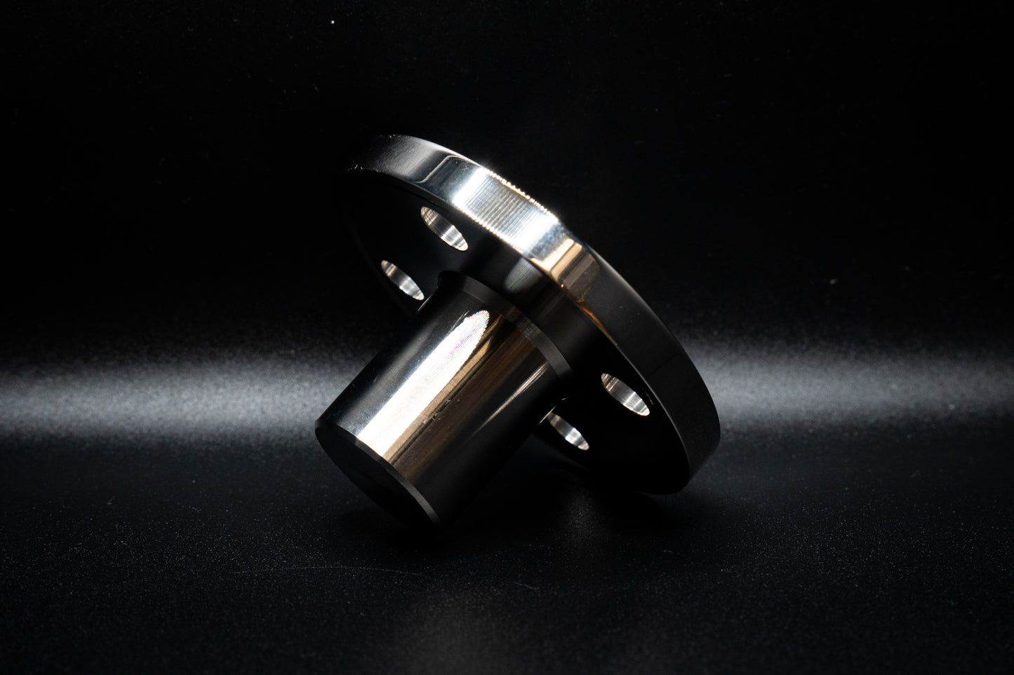 Stainless 4-Bolt Mounting Flange Through Deck – M24×2.0 Female Thread – 88.12mm OD – 11.1mm Holes